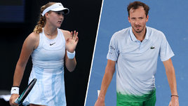 Теннисисты Мирра Андреева и Даниил Медведев