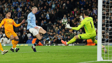 Нападающий «Манчестер Сити» Эрлин Холанн открыл счет в матче Лиги чемпионов с «Реалом» (2:3) 11 февраля.