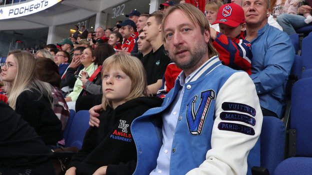 Александр и Евгений Плющенко.