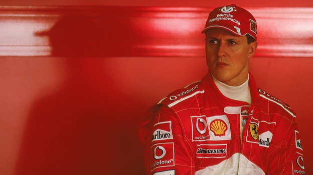 Немецкий автогонщик Формулы-1 Михаэль Шумахер.