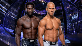 Бойцы UFC Джаред Каннонье и Грегори Родригес.