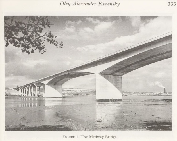 Мост The Medway Bridge в Кенте, за строительство которого Керенского представили к ордену Британской империи.