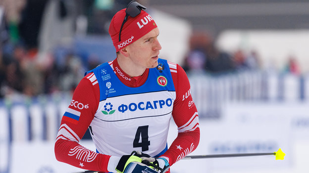 Лыжный гонщик Александр Большунов