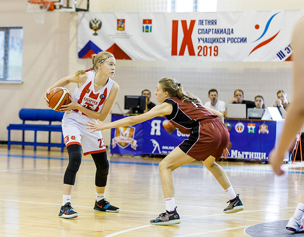 Полина Селезенева на Спартакиаде-2019 учащихся.