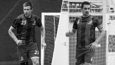 Футболисты Данил Хилобок и Ян Журавлев