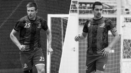 Футболисты Данил Хилобок и Ян Журавлев