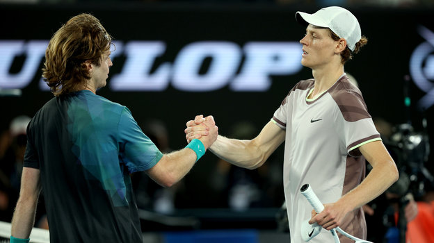 Андрей Рублев и Янник Синнер. Теннисисты Андрей Рублев и Янник Синнер