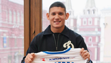 Касерес — о переходе в «Динамо»: «Я приехал в лучший клуб России»