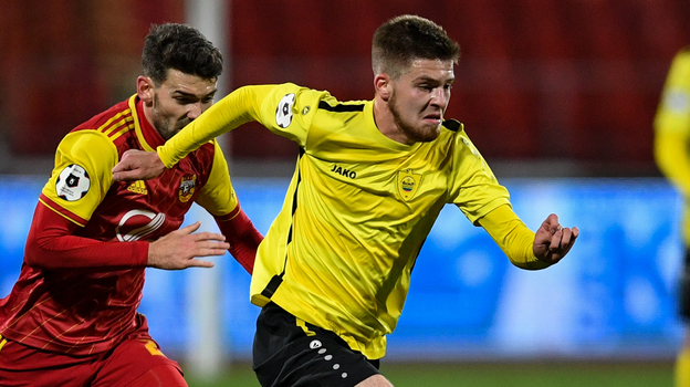 Данил Глебов в «Анжи» в 2018 году.