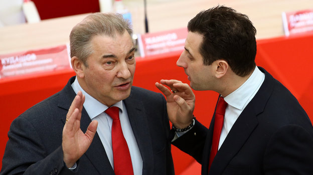 Владислав Третьяк и Роман Ротенберг.