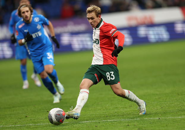 Алексей Батраков. Футболист «Локомотива» Алексей Батраков