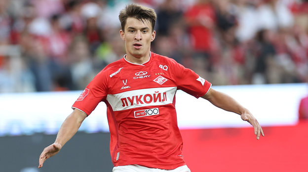 Нападающий «Спартака» Павел Мелешин