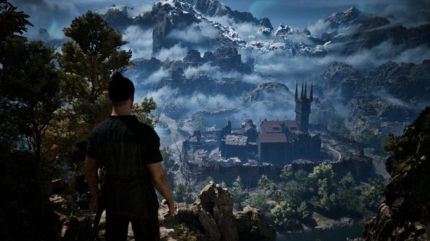 Вид на Хоринис.