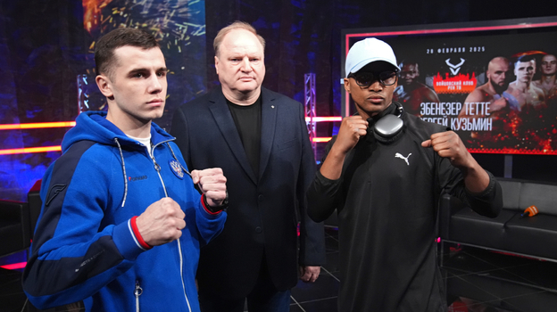 Игорь Свиридченков, Владимир Хрюнов и Рониэль Иглесиас.