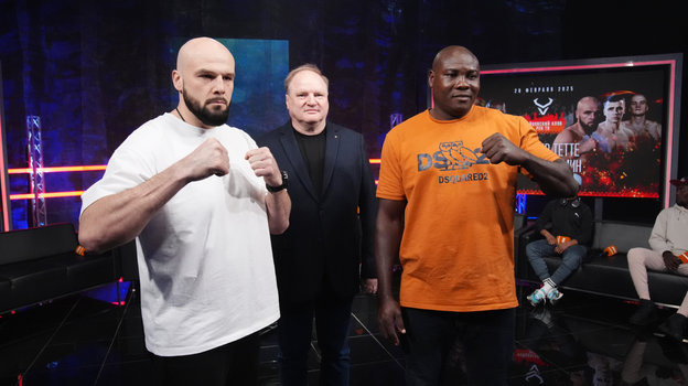 Сергей Кузьмин, Владимир Хрюнов и Эбенезер Тетте (слева направо).