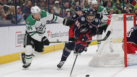 Россияне тащат «Коламбус» в плей-офф! Марченко вернулся после перелома челюсти и догнал Панарина