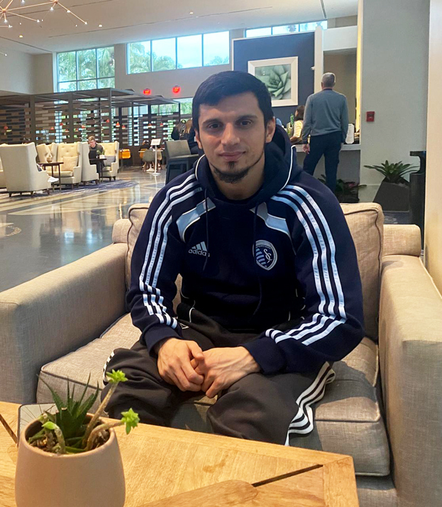 Магомед-Шапи Сулейманов. Футболист «Спортинг Канзас-Сити» Магомед-Шапи Сулейманов