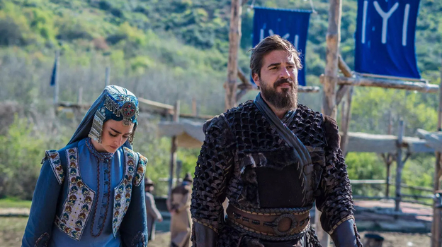 Кадр из сериала «Воскресший Эртугрул», реж. Метин Гюнай, Акиф Озкан, Хакан Арслан / Tekden Film, TRT