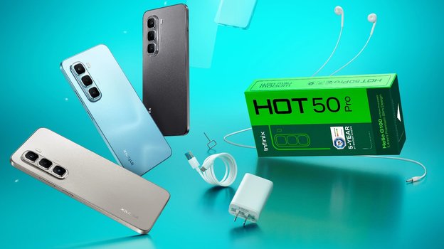 Цвета Infinix HOT 50 Pro.