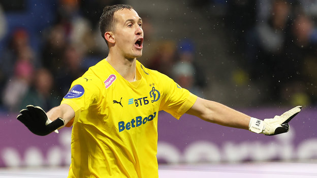 Андрей Лунев. Вратарь «Динамо» Андрей Лунев