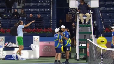 Медведев вступил в конфликт с судьей на турнире в Дубае: «Двойные стандарты для россиян?»