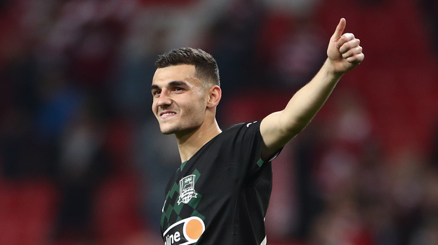 Полузащитник «Краснодара» Эдуард Сперцян.