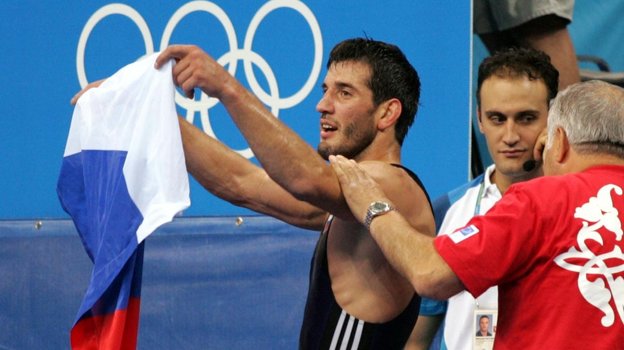 Бувайсар Сайтиев на Олимпиаде-2004.