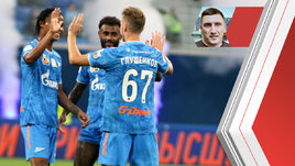 Футболисты «Зенита» Вильмар Барриос, Вендел и Максим Глушенков