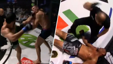 Бой Магомеда Анкалаева с Цельсо Рикардо да Силвой.