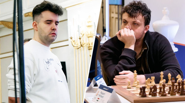 Шахматисты Ян Непомнящий и Ханс Ниманн