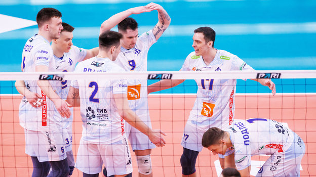 Волейболисты московского «Динамо»