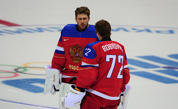 Семен Варламов и Сергей Бобровский.
