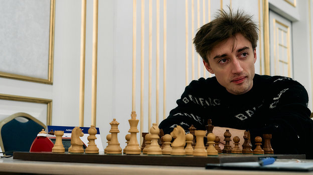 Российский гроссмейстер Даниил Дубов.