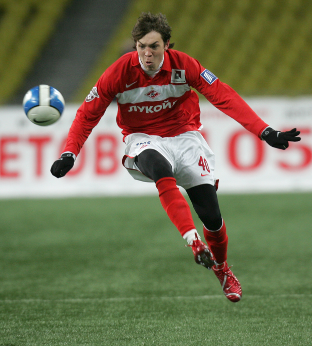 Артем Дзюба. Бывший нападающий «Спартака» Артем Дзюба. 2007 год