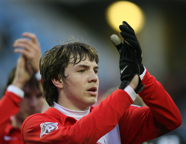 Артем Дзюба. Бывший нападающий «Спартака» Артем Дзюба. 2007 год