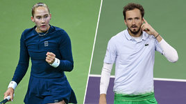 Теннисисты Мирра Андреева и Даниил Медведев