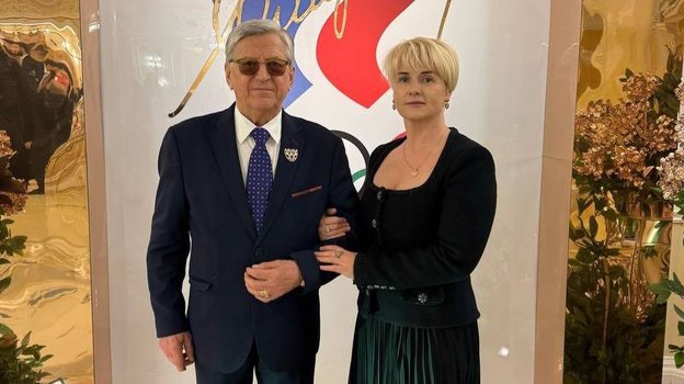 Александр Тихонов с женой Марией.