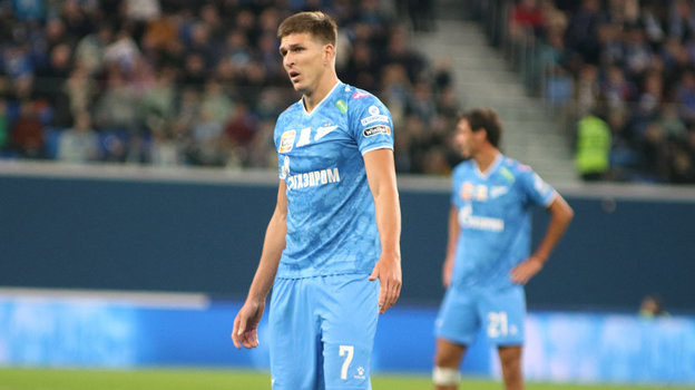 Александр Соболев. Футболист «Зенита» Александр Соболев