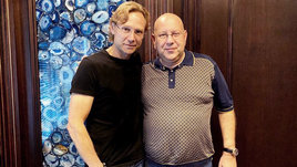 Бывший главный тренер «Ростова» Валерий Карпин и президент «Ростова» Арташес Арутюнянц