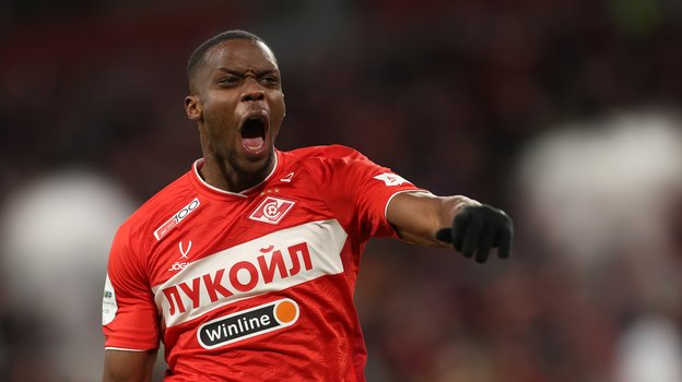 Кристофер Мартинс празднует свой гол в ворота «Зенита» 16 марта.