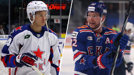 Хоккеисты Владислав Каменев и Евгений Кузнецов