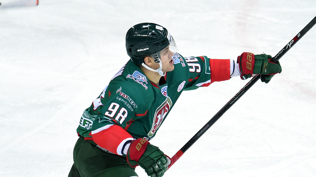 Федор Малыхин в составе «Ак Барса» в 2014 году.