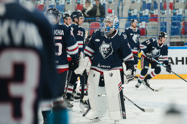 Филипп Долганов. Вратарь «Нефтехимика» Филипп Долганов