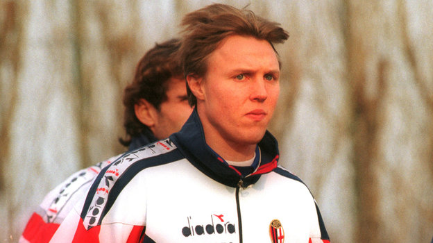 Игорь Колыванов. Бывший футболист «Болоньи» Игорь Колыванов. 2000 год