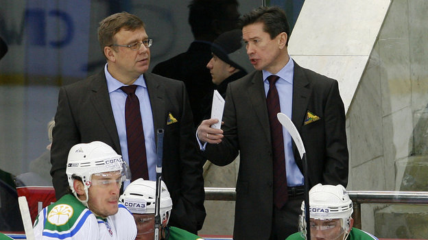 Игорь Захаркин и Вячеслав Быков в «Салавате Юлаеве».