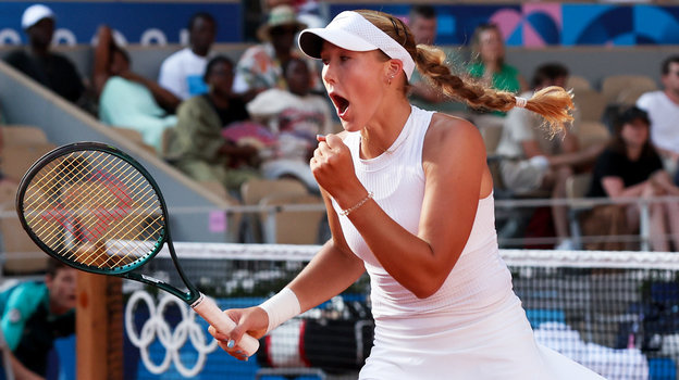 Мирра Андреева. Теннисистка Мирра Андреева на Олимпиаде в Париже