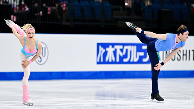 Анастасия Метелкина и Лука Берулава.