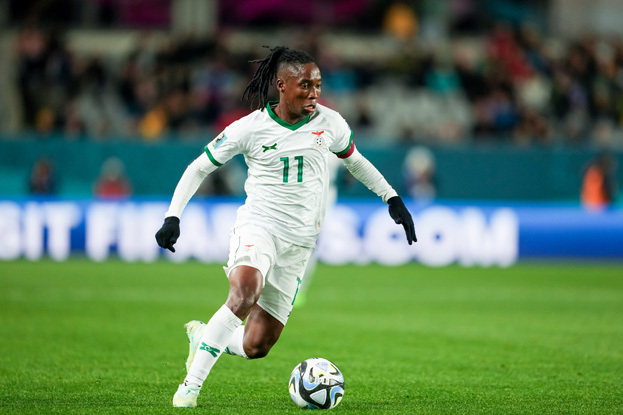 Барбара Банда. Футболистка сборной Замбии Барбара Банда