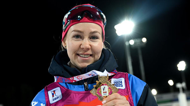 Биатлонистка Полина Плюснина