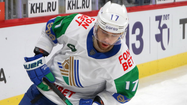 Нападающий «Салавата Юлаева» Глеб Кузьмин